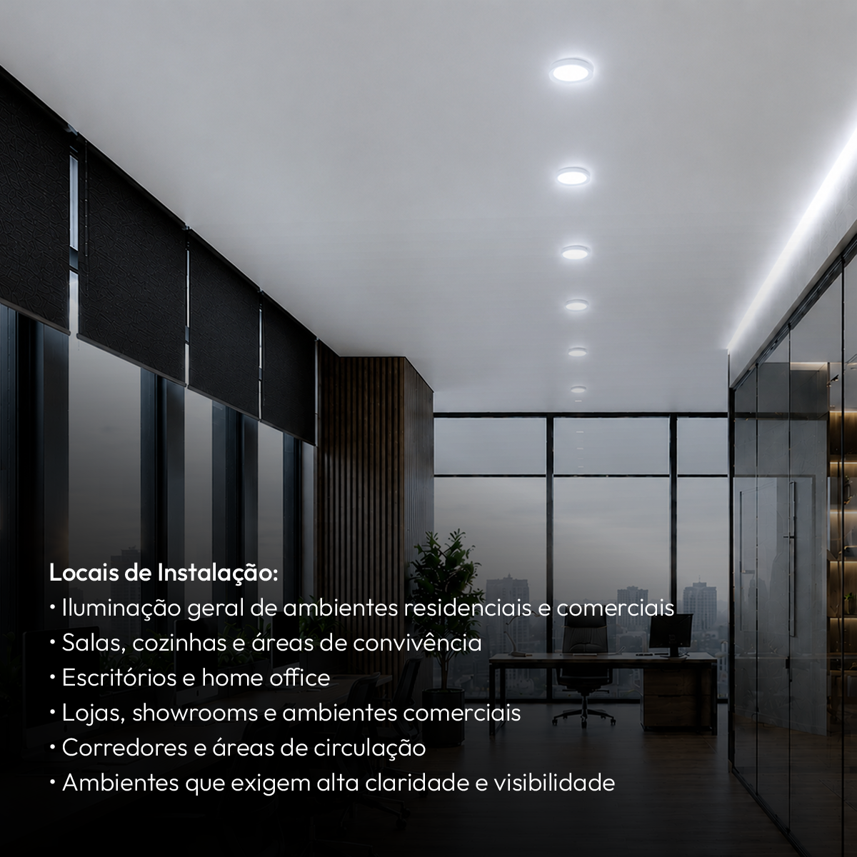 Painel Led Plafon Aluminio Sobrepor 12w 6500K Branco Frio 17cm Redondo Alut