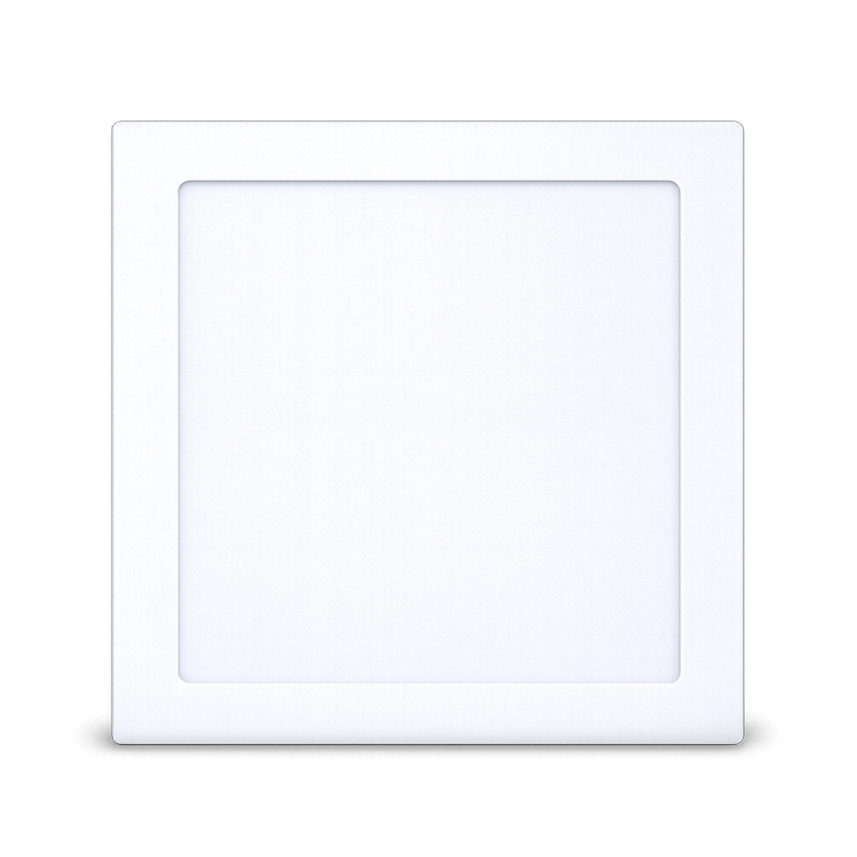 Painel Led Plafon Aluminio Sobrepor 18w 3000k Branco Quente 22x22cm Quadrado Alut