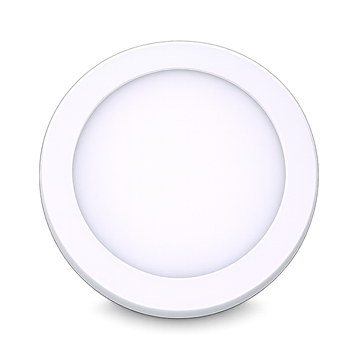 Painel Led Plafon Aluminio Sobrepor 18w 6500K Branco Frio 22cm Redondo Alut