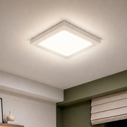 Painel Led Plafon Aluminio Sobrepor 24w 4000k Branco Neutro 29x29cm Quadrado Alut
