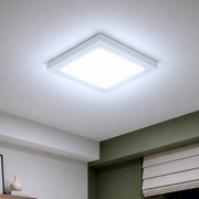 Painel Led Plafon Aluminio Sobrepor 24w 6500K Branco Frio 29x29cm Quadrado Alut