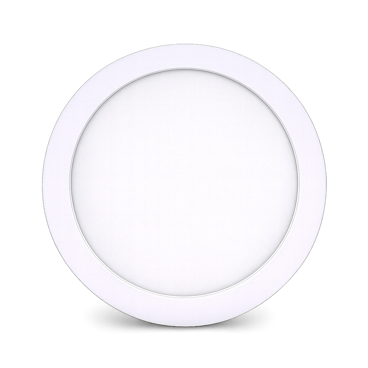 Painel Led Plafon Aluminio Sobrepor 24w 6500K Branco Frio 29cm Redondo Alut