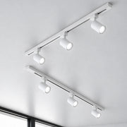 Kit Trilho 2m + 6 Spots 5w 6500k Branco Frio Eletrificado Bivolt Branco Alut