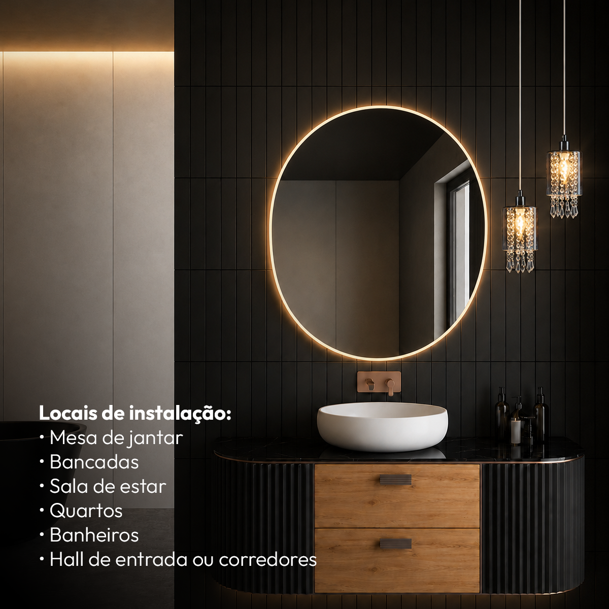 Luminária Pendente Led Imperial E27 Vidro Fumê Alut