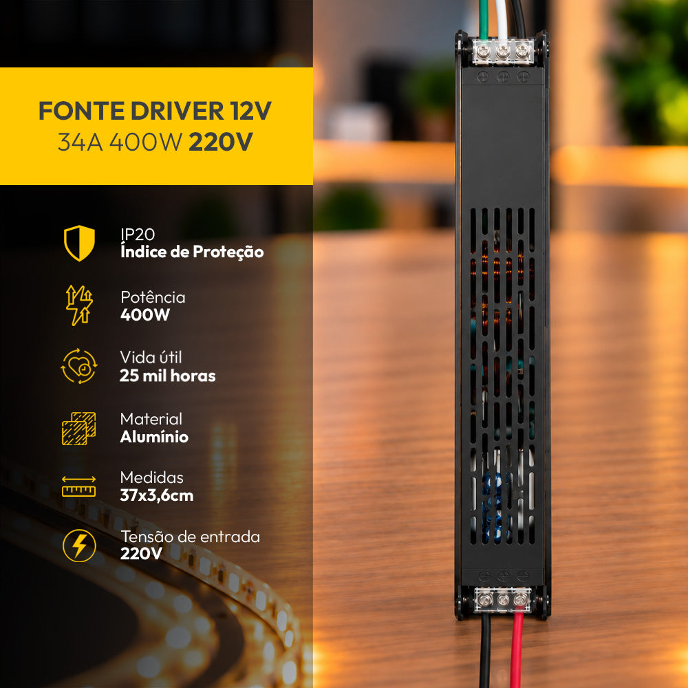 Fonte driver Fit 34a 220v Alut