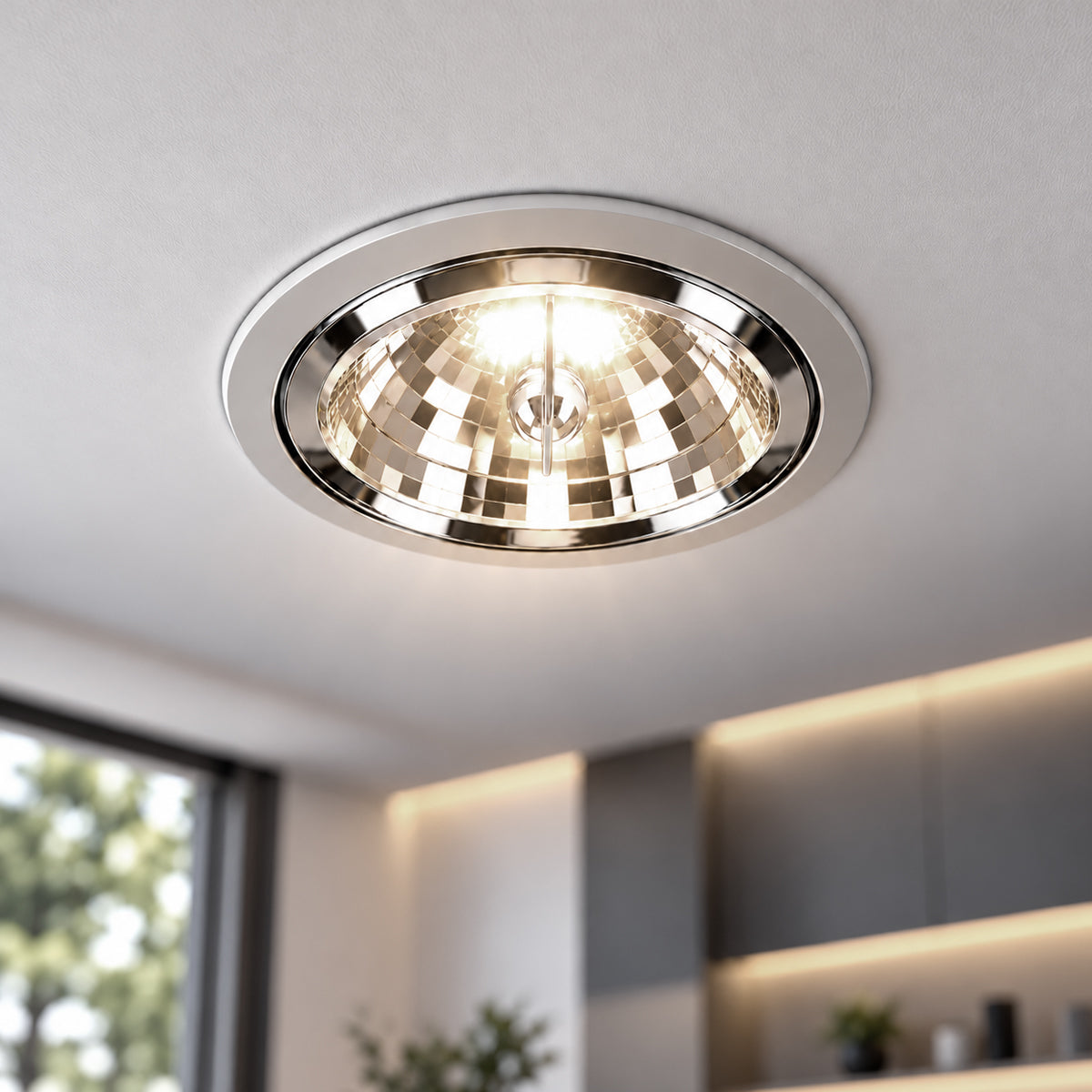Lâmpada Led Ar111 12w 4000k Branco Neutro GU10 Bivolt Branco Alut