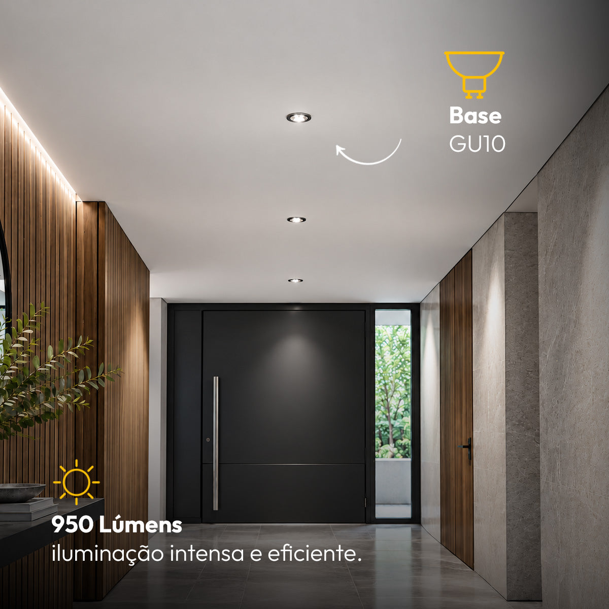 Kit 5 Lampada Led Ar111 12w 4000k Branco Neutro GU10 Bivolt Branco Alut