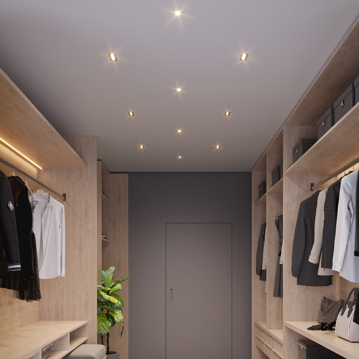 Spot Led Dots 2w 2700k/6500k Embutir Red Branco Deluxe