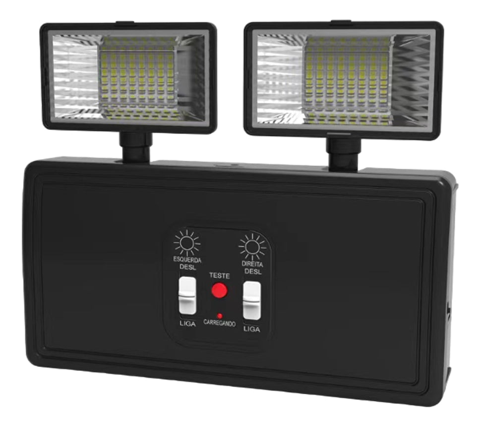 Luminaria Led Emergencia Bloco 5W 600lm 6000K PF Avant Pro