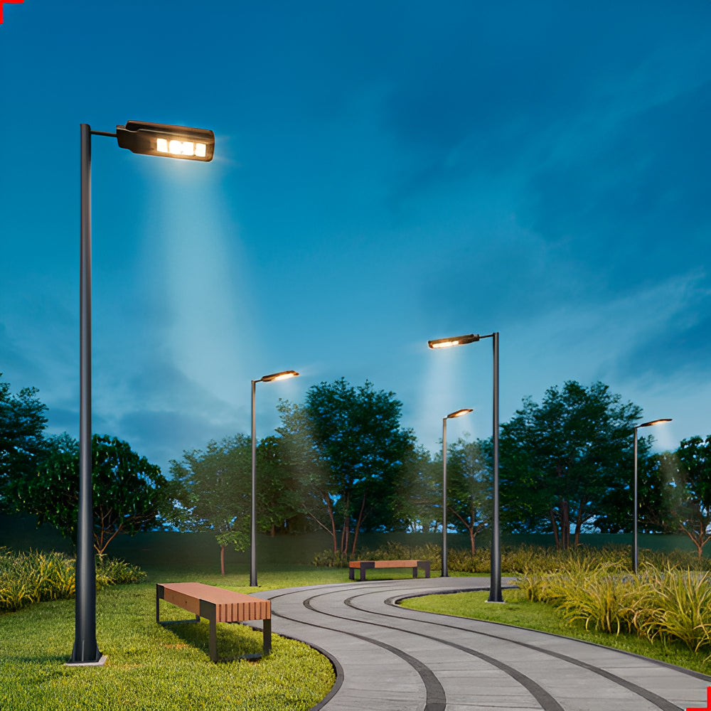 Luminária Led Poste Detroit 150w 6500k Branco Frio IP66 Bivolt Alut