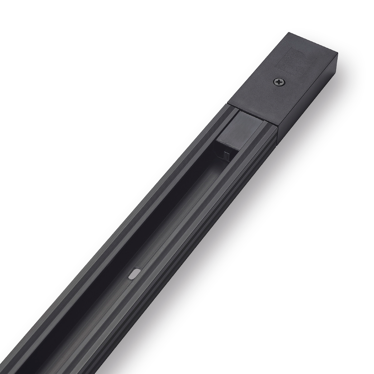 Trilho Eletrificado Pop Sobrepor 1 Metro T1 110v/220v Bivolt Preto Policarbonato Cod: 251931513 Avant