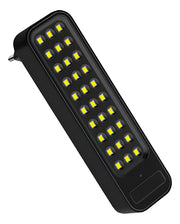 Luminária Emergência Barra Plug 2w 120lm 6000K Branco Frio Até 4 Horas Preto Avant