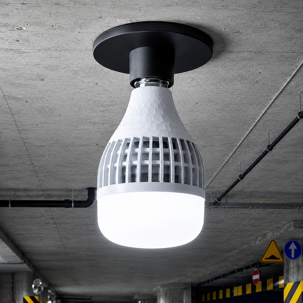 Lâmpada Led Bulbo Hp 70w 6500k Branco Frio Bivolt E27 Alut