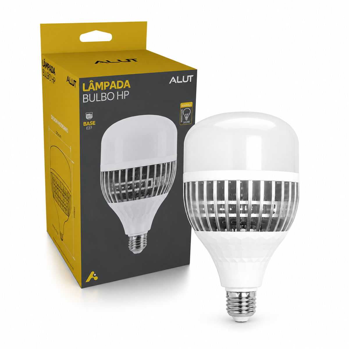 Lâmpada Led Bulbo Hp 70w 6500k Branco Frio Bivolt E27 Alut