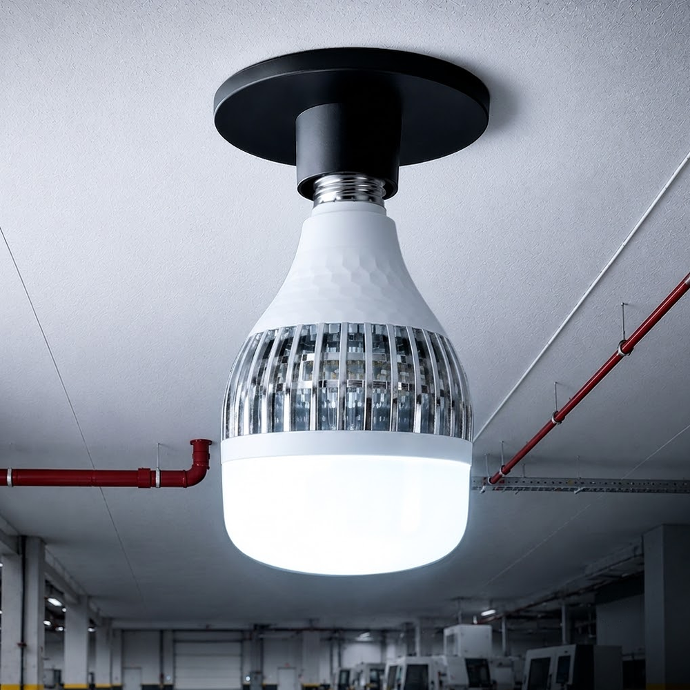 Lâmpada Led Bulbo Hp 80w 6500k Branco Frio Bivolt E27 Alut