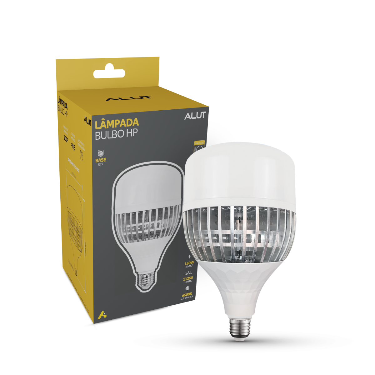 Lâmpada Led Bulbo Hp 150w 6500k Branco Frio Bivolt E27 Alut By Avant
