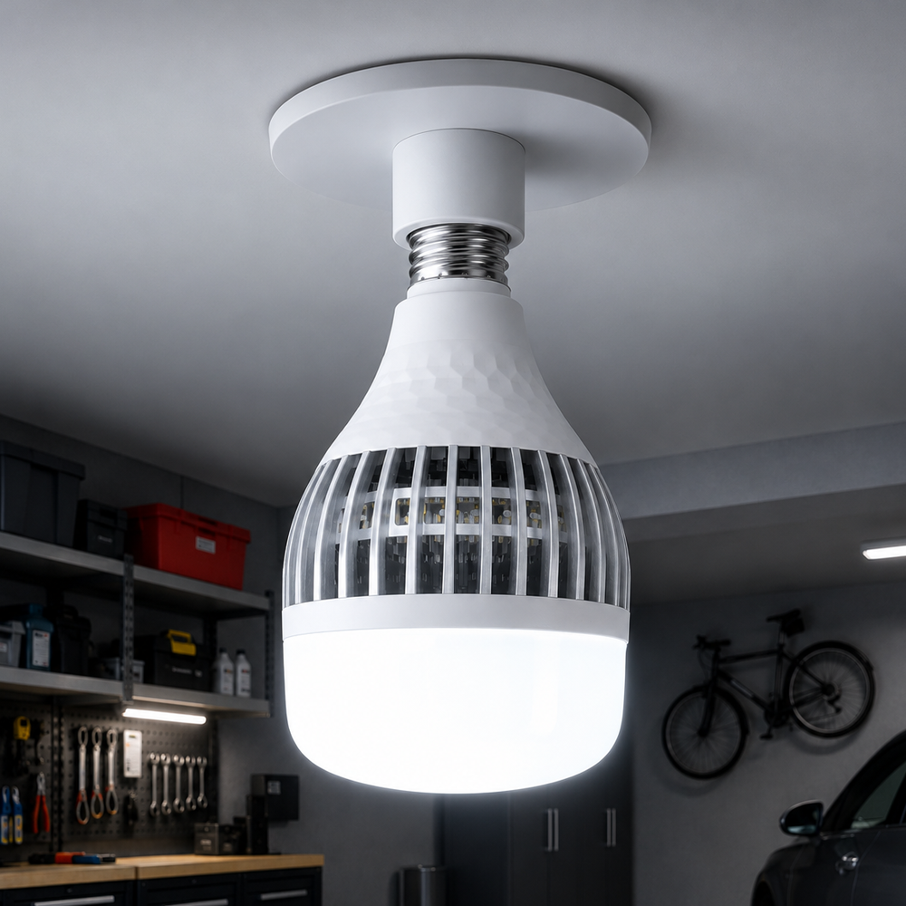 Lâmpada Led Bulbo Hp 200w 6500k Branco Frio Bivolt E27 Alut
