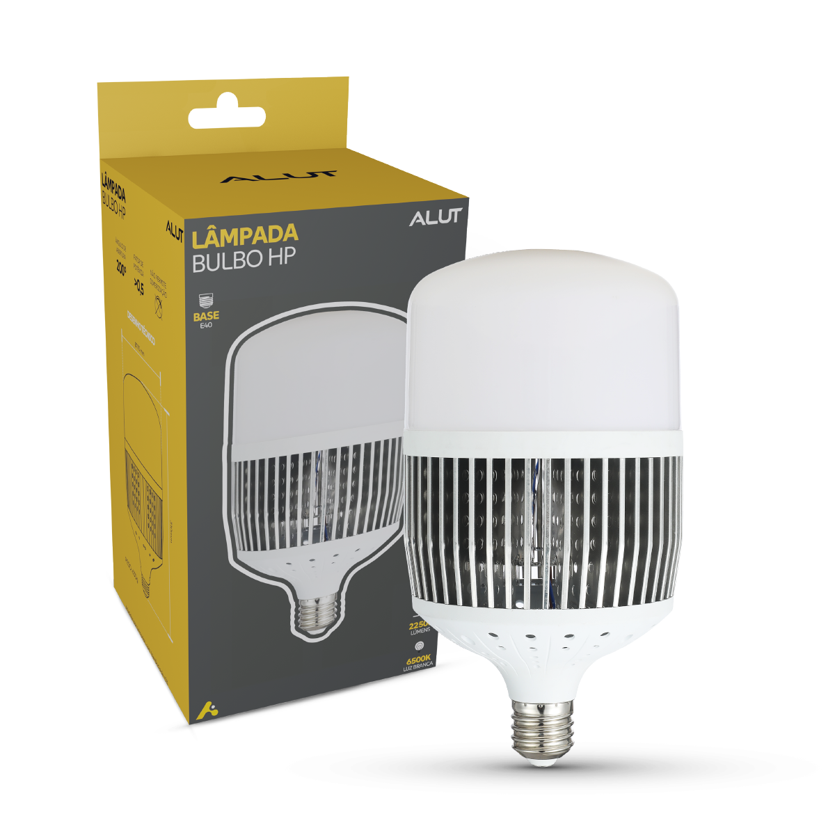 Lâmpada Led Bulbo Hp 300w 6500k Branco Frio Bivolt E40 Alut By Avant