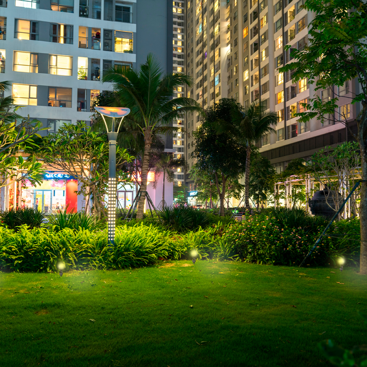 Luminária Espeto de Jardim Led 7W 3000K a prova d'água Alut