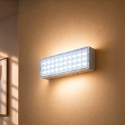 Luminária Emergência Barra 1w 100lm 6000K Branco Frio 4 Horas Bivolt Branco Alut