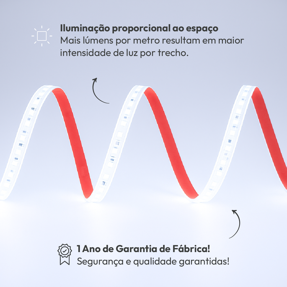 Fita Led Facile Risk 5m 12w 6500k 220v a prova d'água Alut