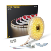 Fita Led Facile Risk 5m 12w 4000k Branco Neutro 220v a prova d'água Alut
