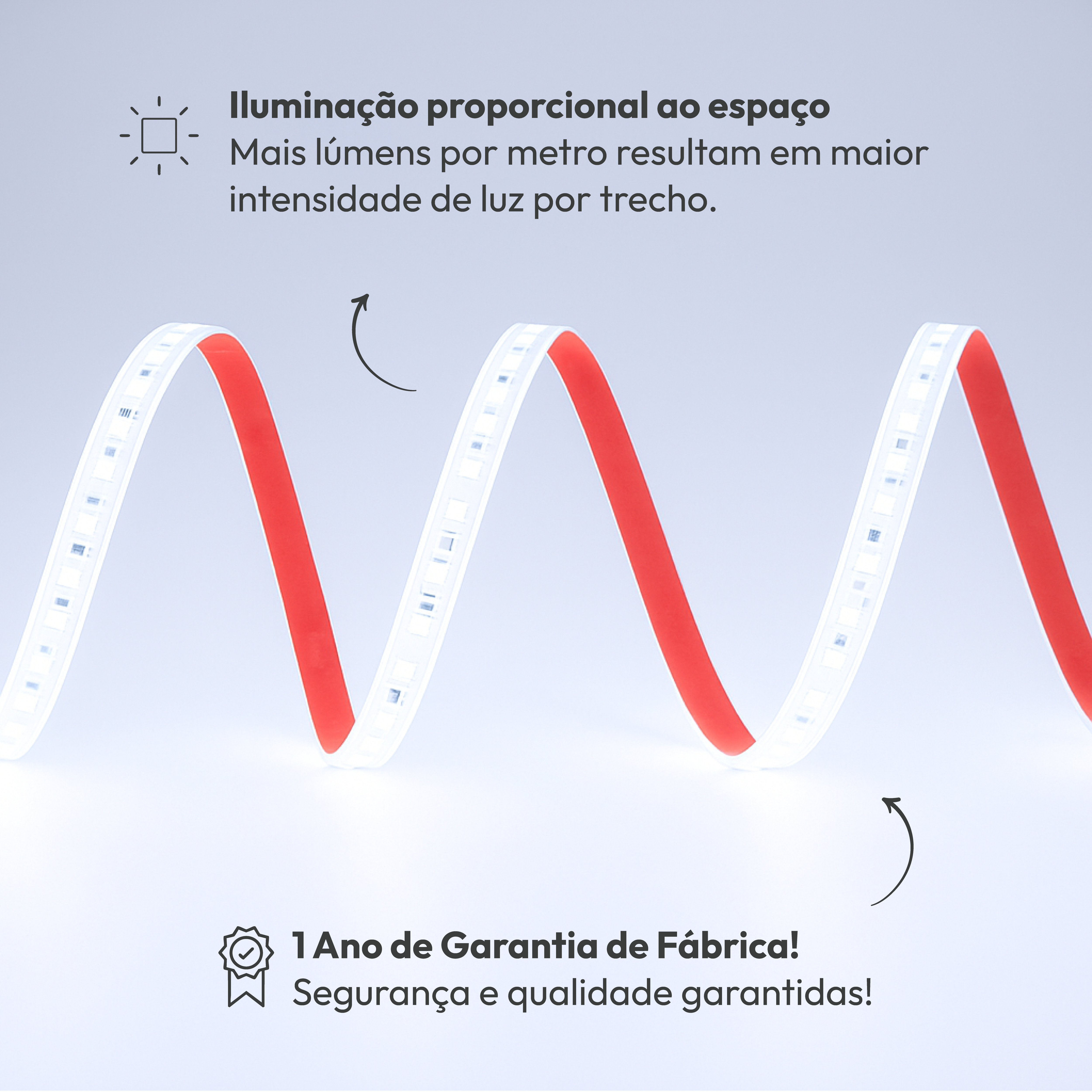 Fita Led Facile Basic 5m 7w 6500k 220v a prova d'água Alut