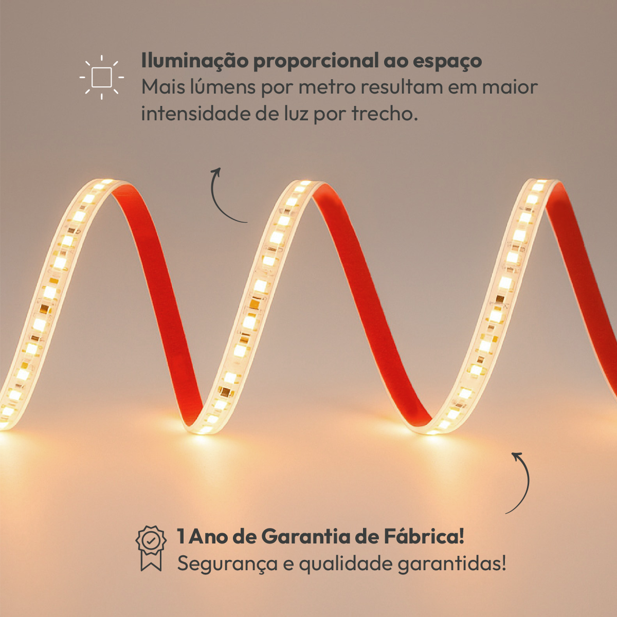 Fita Led Facile Strong 5m 20w 4000k Branco Neutro 220v aprova d'água Alut