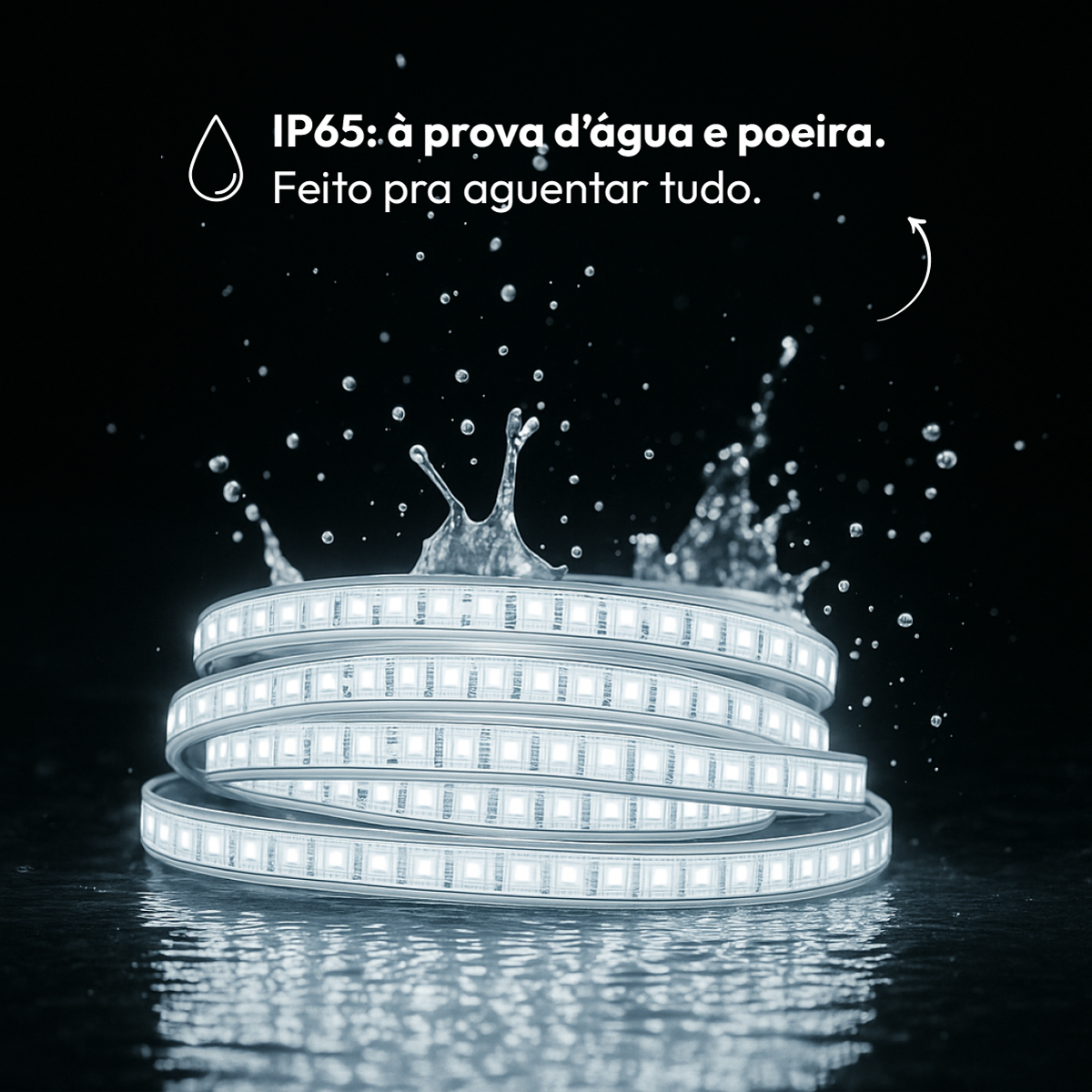 Fita Led Facile Strong 5m 20w 6500k Branco Frio 220v aprova d'água Alut