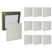 Kit 10 Painel Led Plafon 50w 6500k Bivolt Embutir 60x60 Quadrado Alut