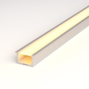 Perfil Led Barra 2m Inside 24x15mm Embutir Branco Alut