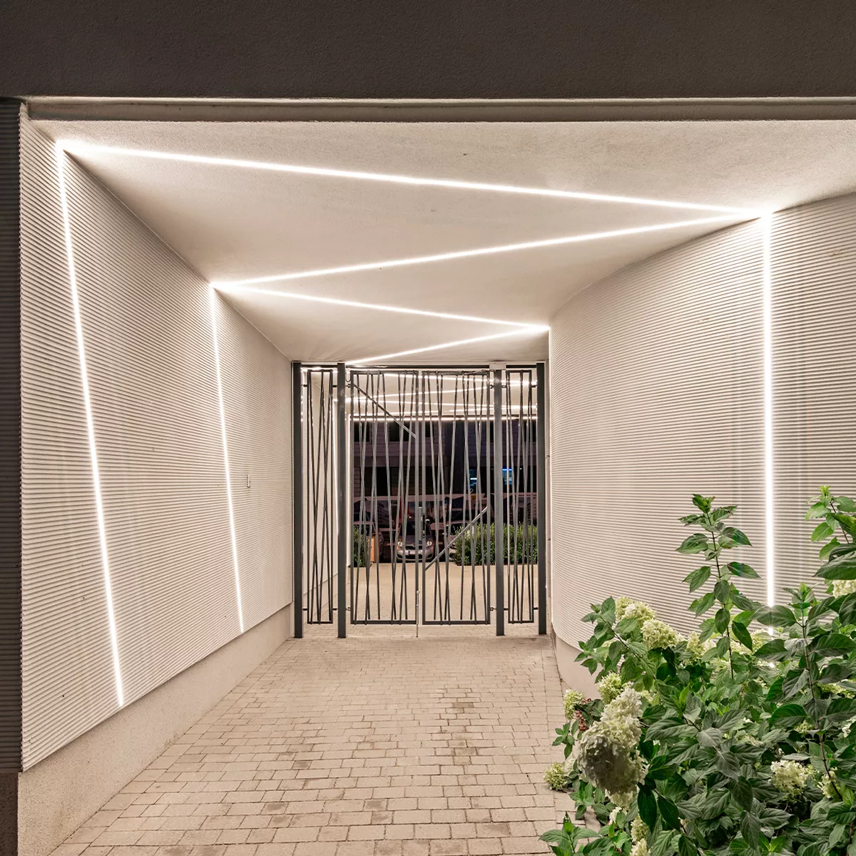Perfil Led Barra 2m Inside 43x35mm Embutir Branco Alut