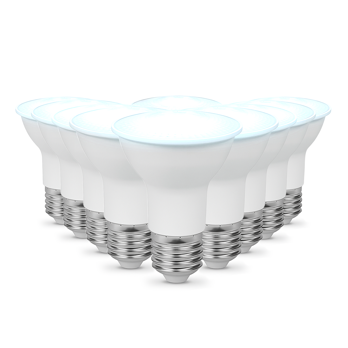 Kit 10 Lâmpadas Led Par20 7W 6500K E27 Bivolt Branco Alut