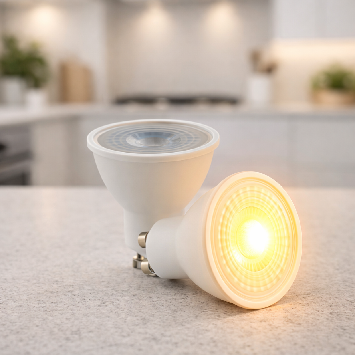 Lâmpada Led Dicróica MR16 4,8w 3000K Branco Quente GU10 Branco Alut