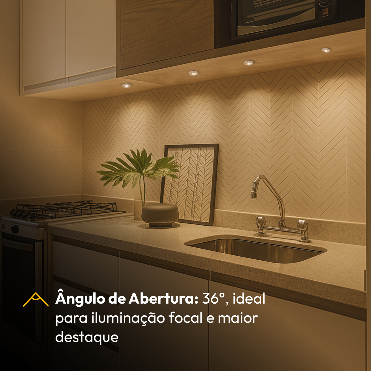 Lampada Led Dicróica MR16 4,8w 4000k Branco Neutro GU10  Preto Alut