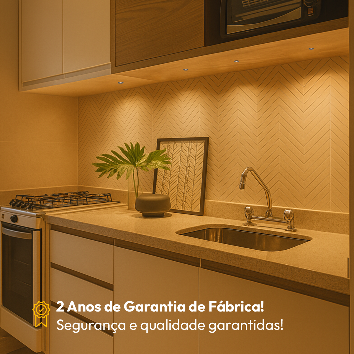 Mini Spot Led Móveis Sob 1,5w 2700k Redondo Preto Alut