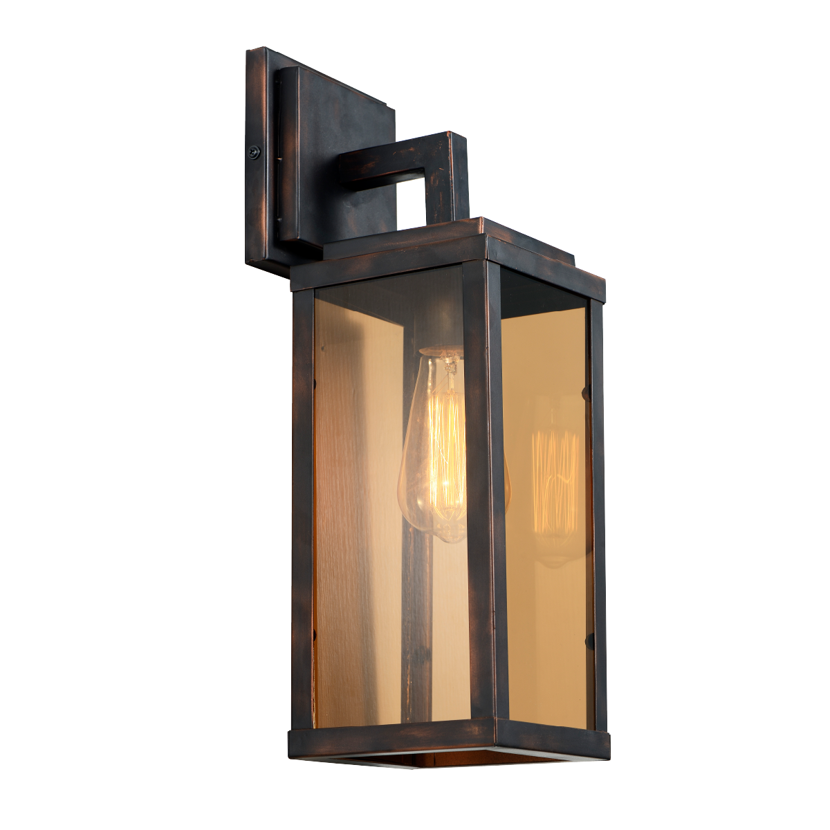 Arandela Led Rustica Colonial Retro Para Parede Muro Externa Ouro Velho Alut
