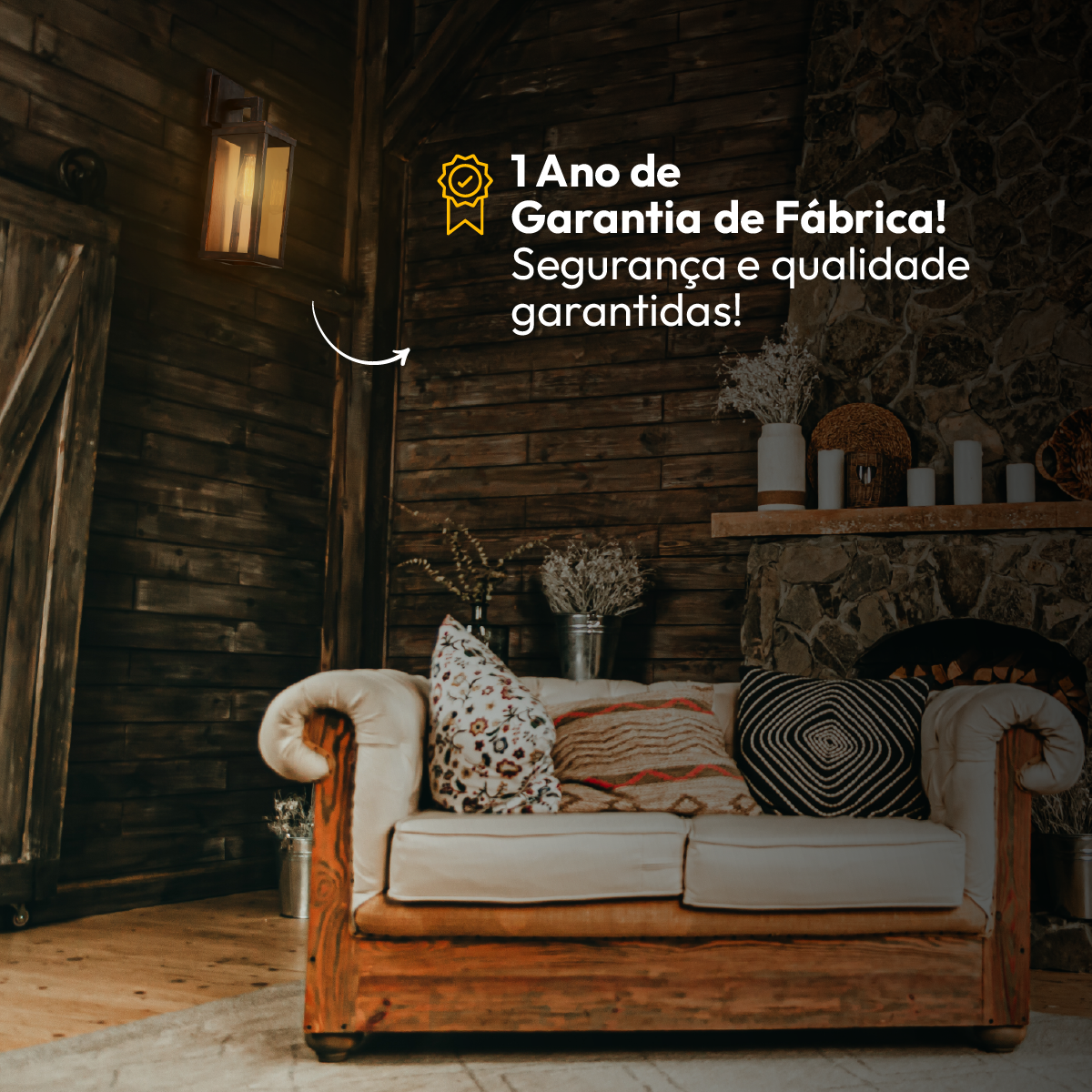 Arandela Led Rustica Colonial Retro Para Parede Muro Externa Ouro Velho Alut