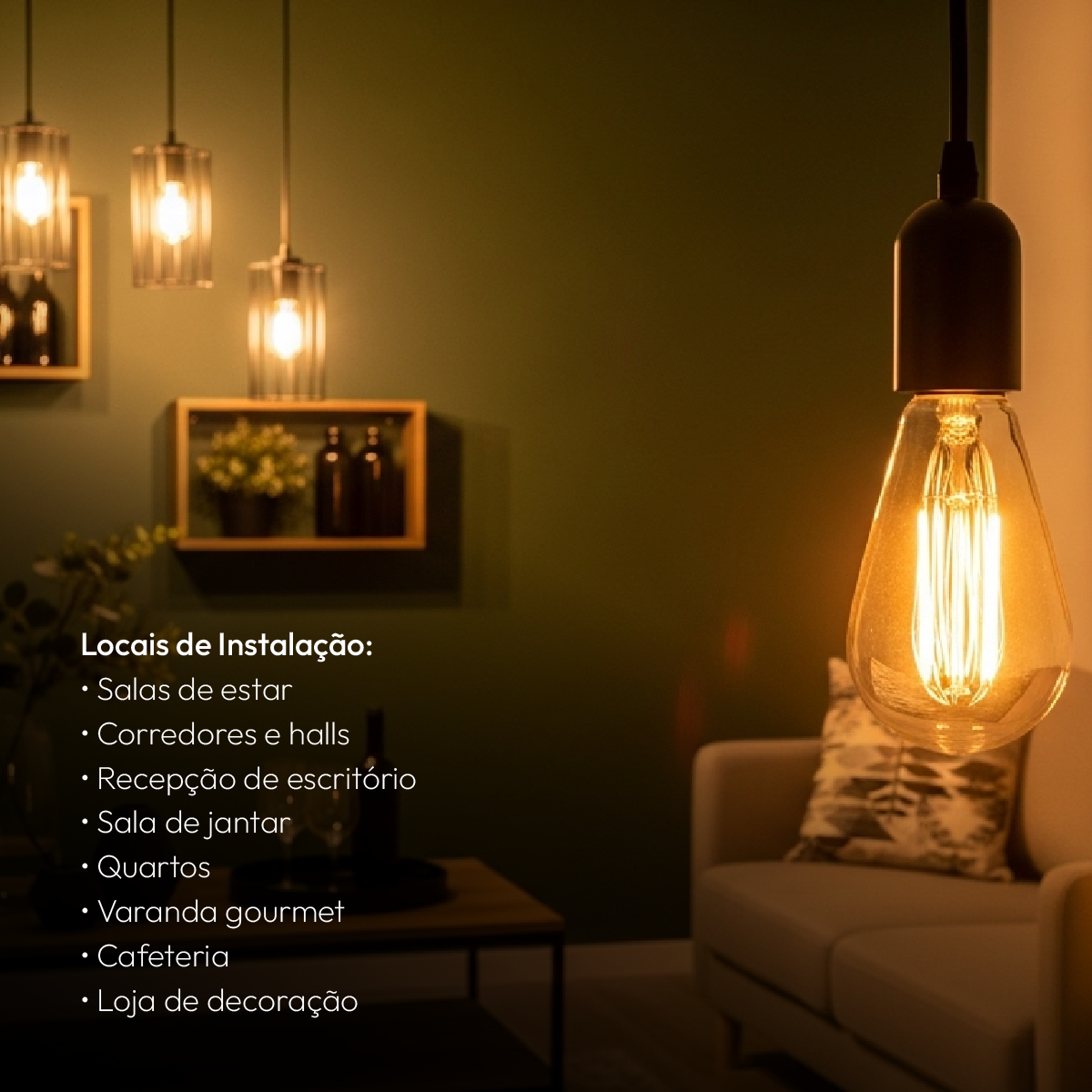 Lâmpada Led Retro Easy ST64 Clear 4w 2400k E27 Alut