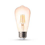 Lâmpada Led Retro Easy ST64 Clear 4w 2400k E27 Alut