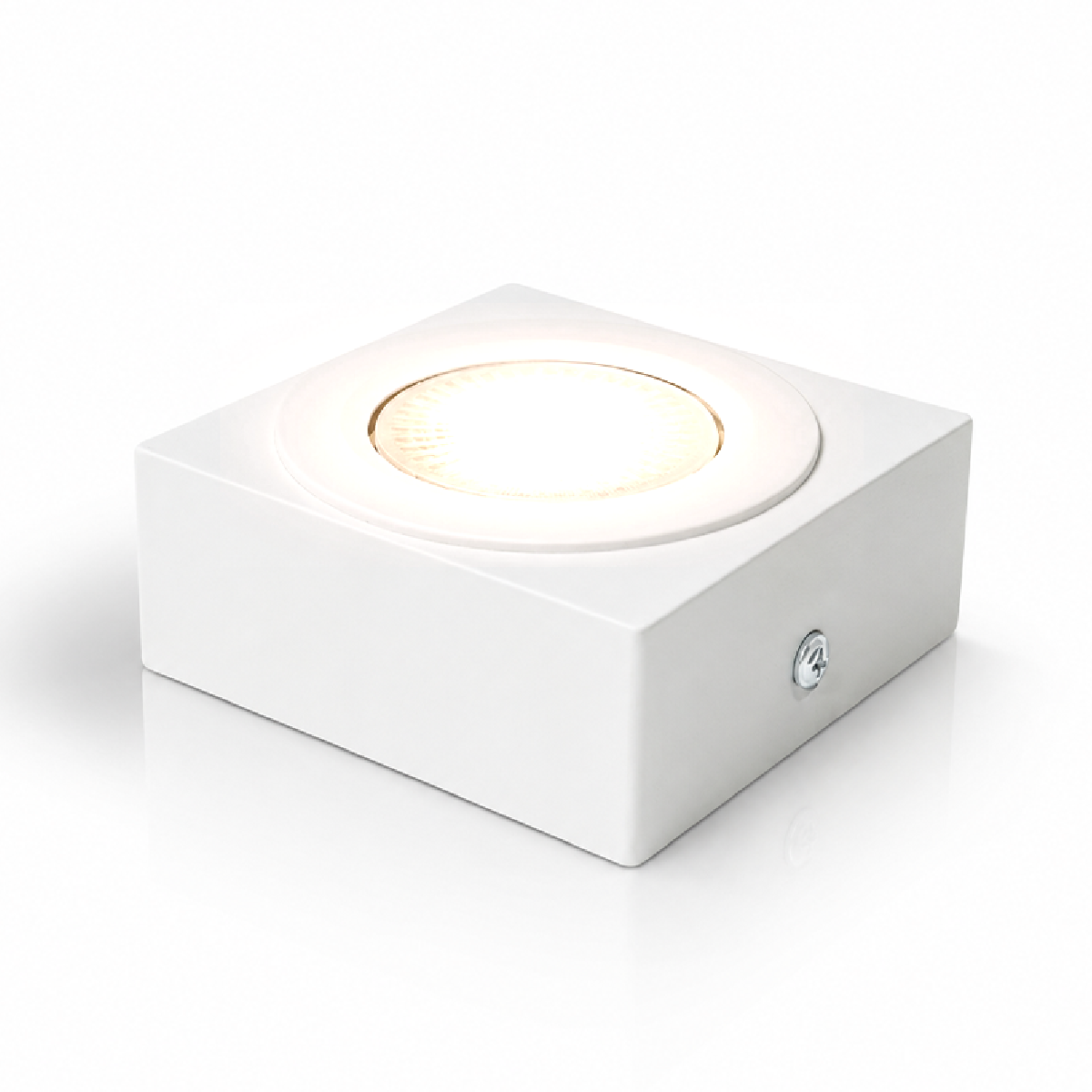 Spot Beiral Led Incluso 3000k Branco Quente Quadrado Branco Alut