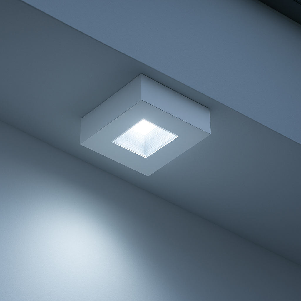 Spot Beiral Led Incluso 6500k Quadrado Branco Alut