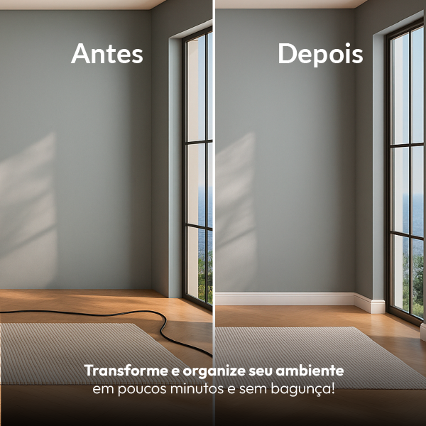 5 Barras 2m Rodapé Friso Moldura 200x10cm Branco Alut