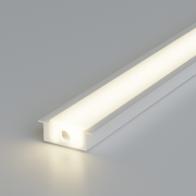 Perfil Led Barra 2m Inside 24x08mm Embutir Branco Alut