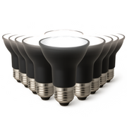 Kit 10 Lampada Led Par20 7w 4000k Branco Neutro E27 110v/220v Preto Alut By Avant