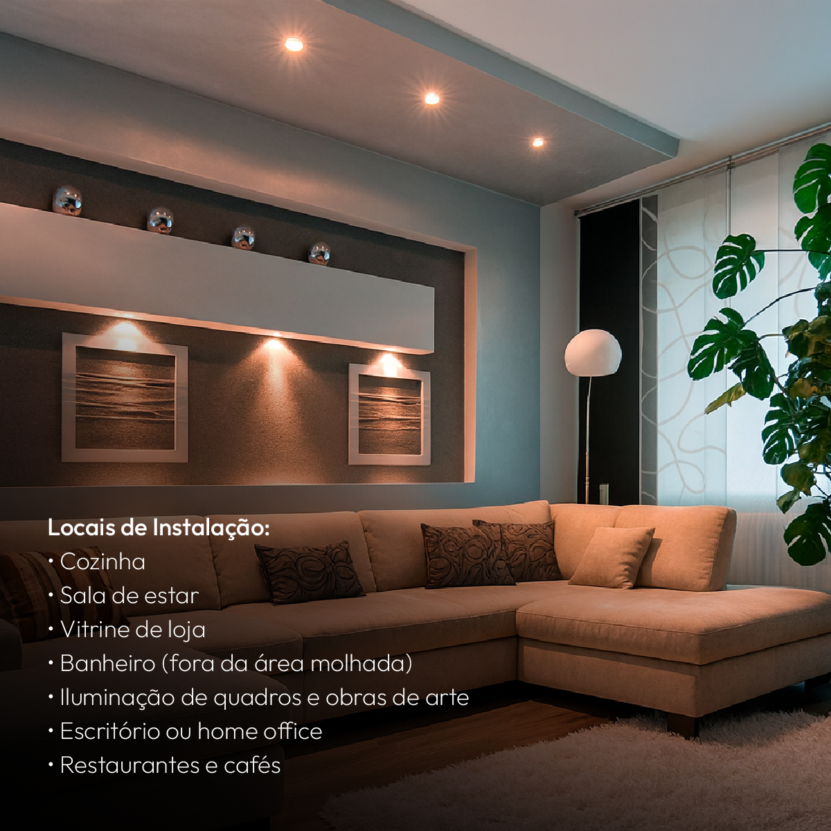 Lâmpada Led Ar70 Gu10 4.8w 2700k Bivolt Alut