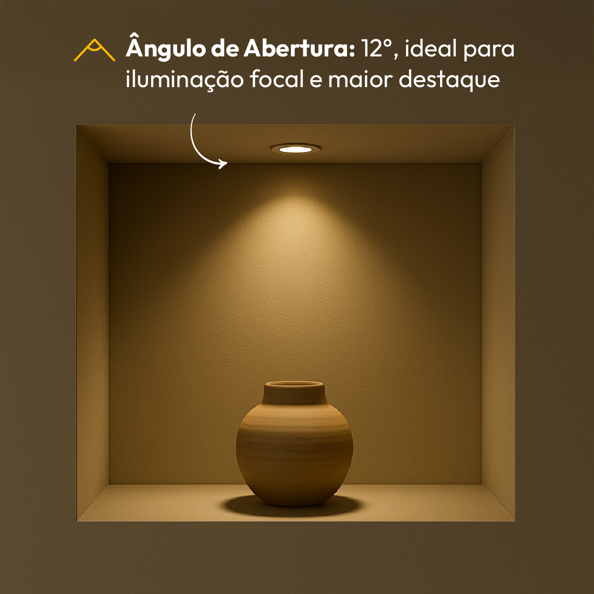 Lâmpada Led Ar70 Gu10 4.8w 2700k Bivolt Alut