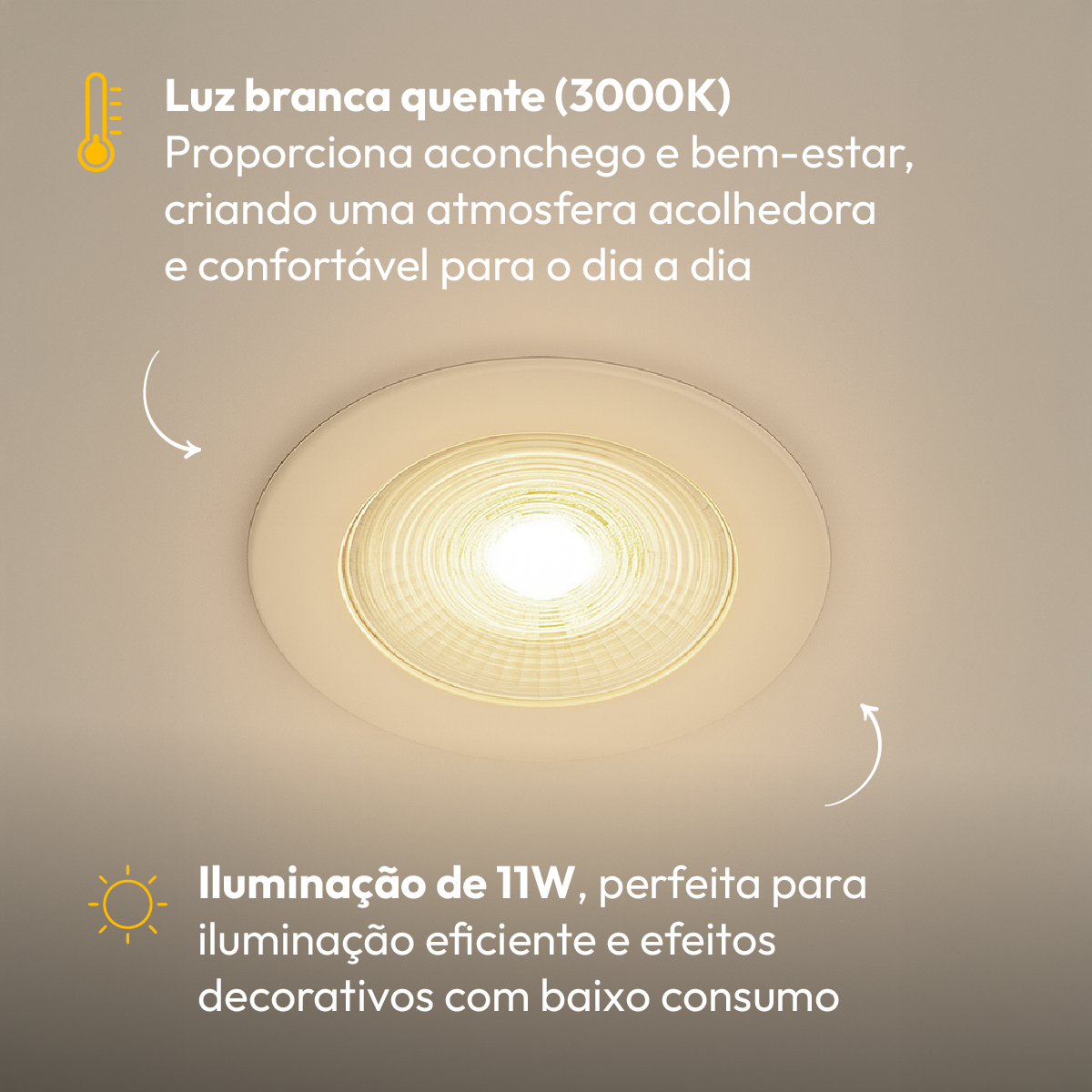 Lâmpada Led Par30 11w 3000k Branco Quente E27 Branco Alut