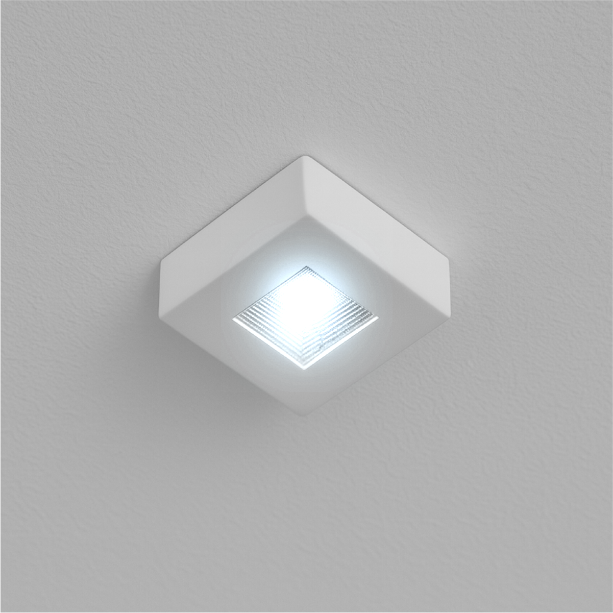 Spot Led Beiral 5w 6500k 7.5Cm Quadrado Branco Alut