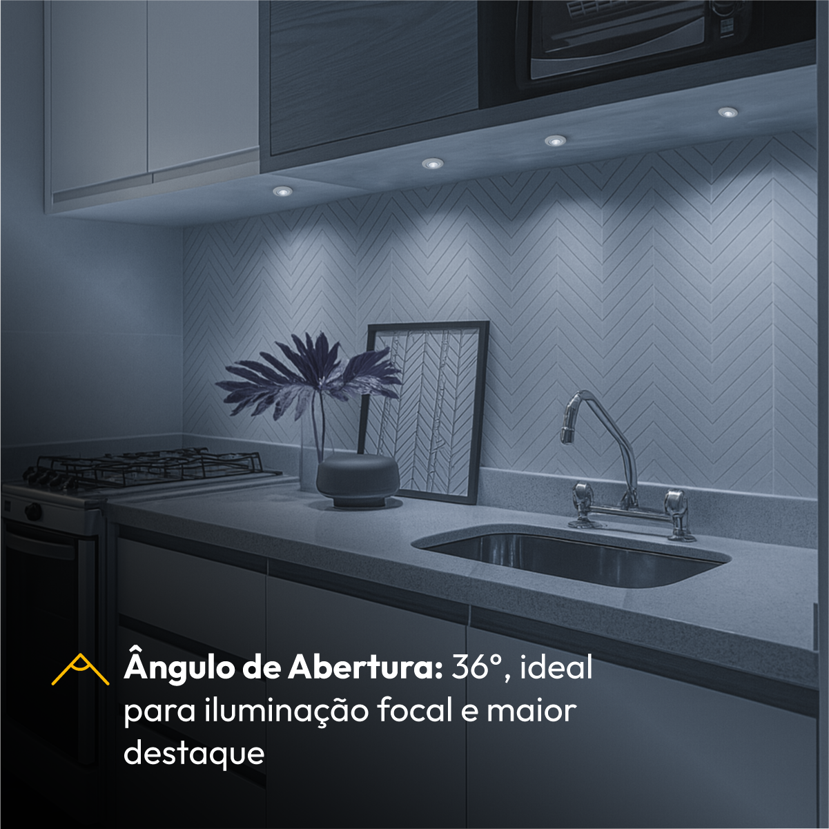 Kit 10 Lampada Led Dicróica MR16 8w 6500k Branco Frio GU10 110v/220v Branco Alut By Avant